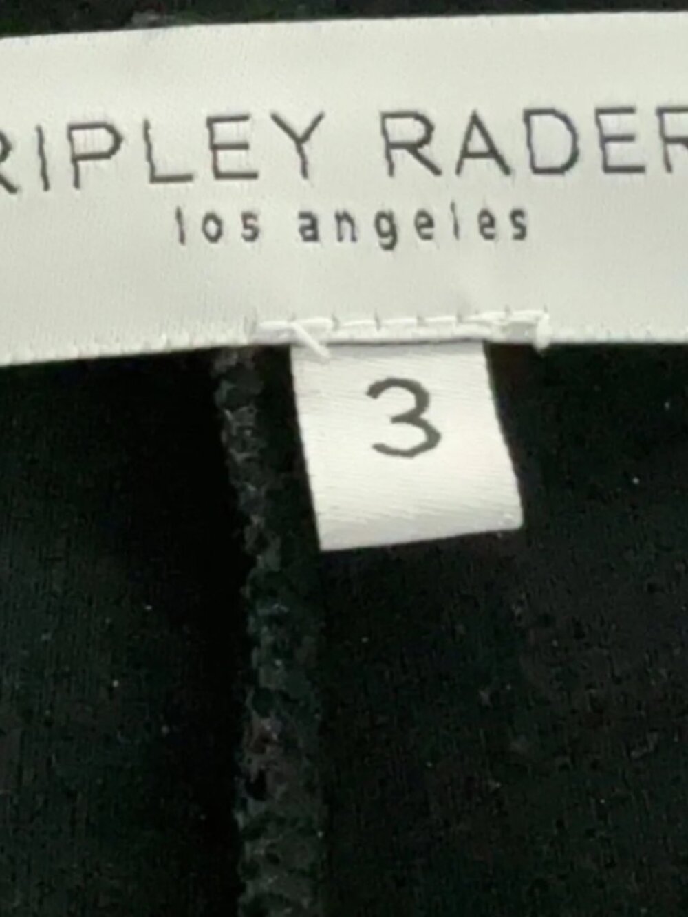 Ripley Rader Black Ponte Knit Standard Wide Leg Pant Size Medium (3) - Picture 3 of 4